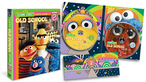 "Sesame Street: Old School 2" DVD Packaging